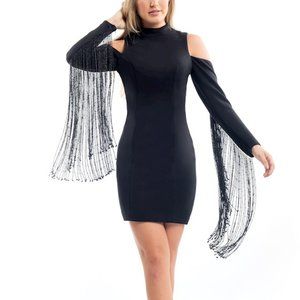 RACHEL ALLAN LBD dress with STYLE #L1035